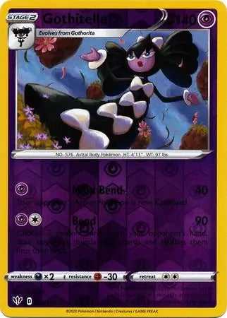 Darkness Ablaze Gothitelle #75/189 reverse holo